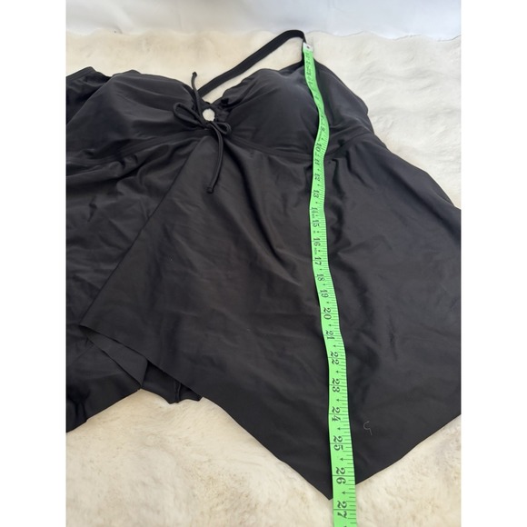 Tropical Culture /‎ Swimsuits-For-All, Woman's Tankini Top, Black, Size 24- NWT! - Picture 6 of 8